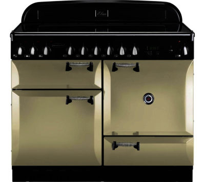 RANGEMASTER  Elan 110 Electric Ceramic Range Cooker - Cream & Chrome